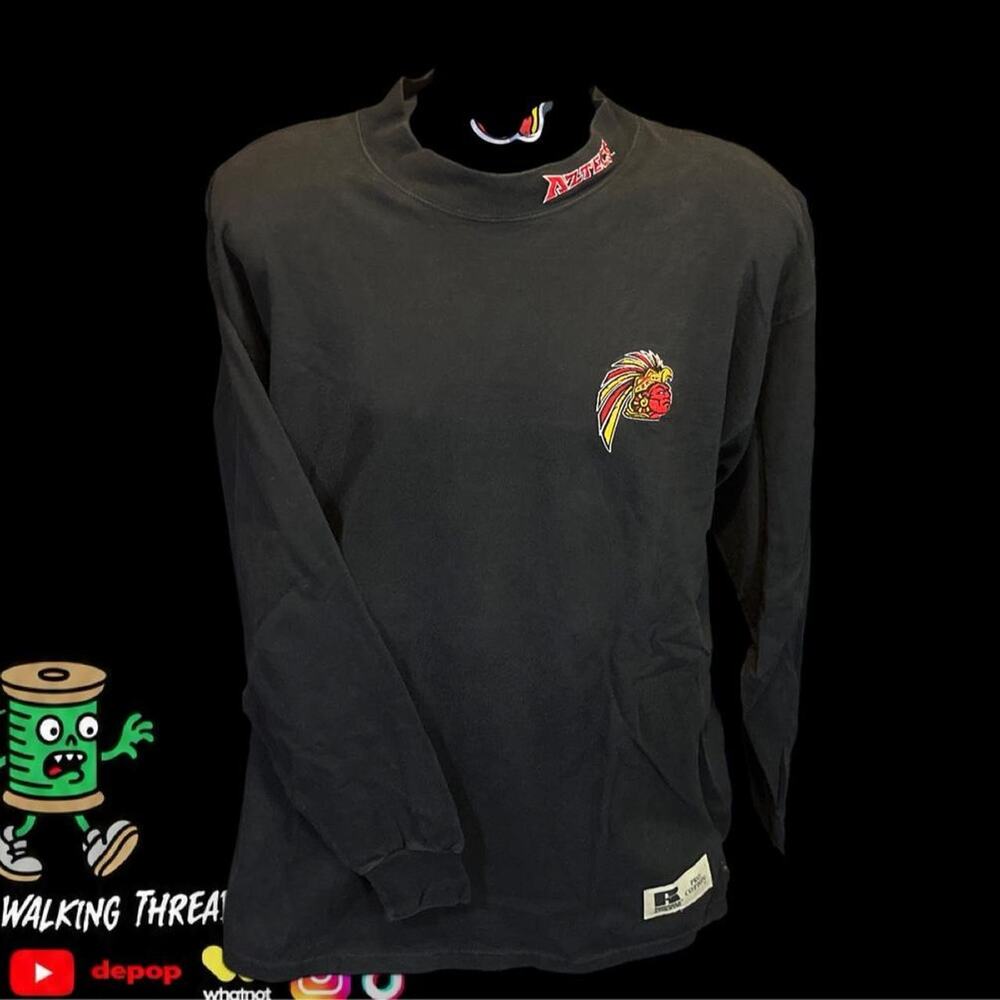 San Diego State University Vintage Russell Athletics Mock Neck Size 2XL